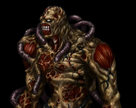 Немезис после потери защитного костюма — Resident Evil 3 (1999)