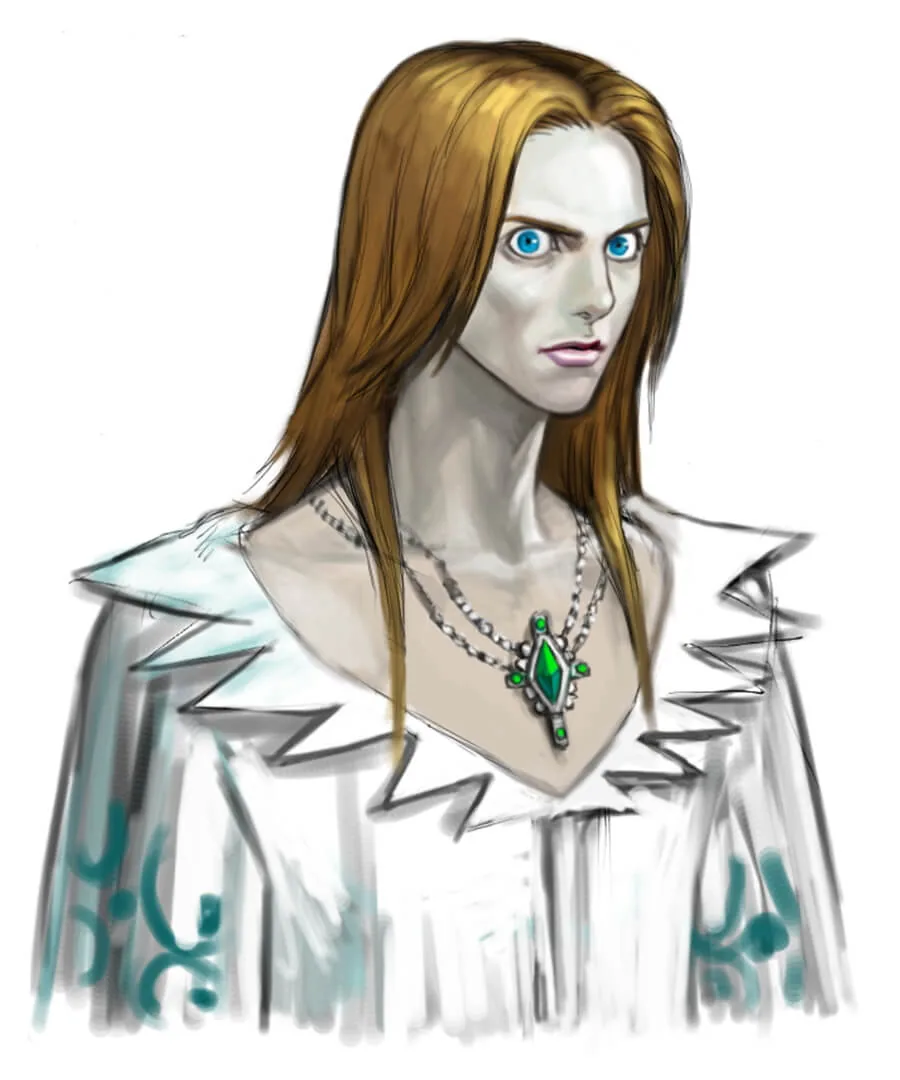 Королева пиявок: молодой облик Маркуса — концепт-арт Resident Evil 0