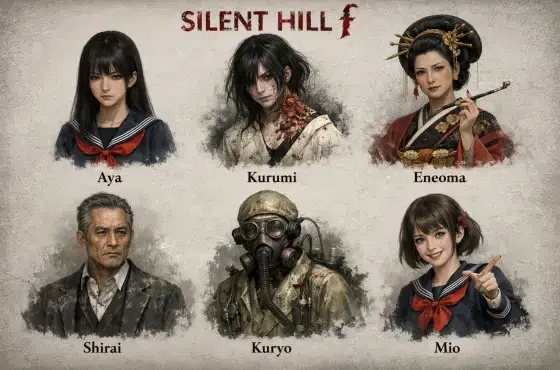 Персонажи из игры Silent Hill f