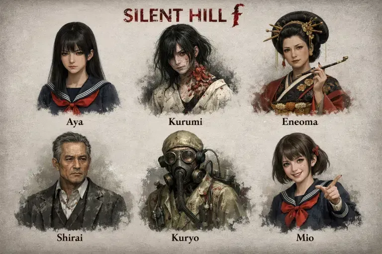 Персонажи из игры Silent Hill f