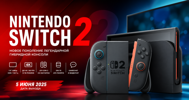 Обзор на приставку Nintendo Switch 2