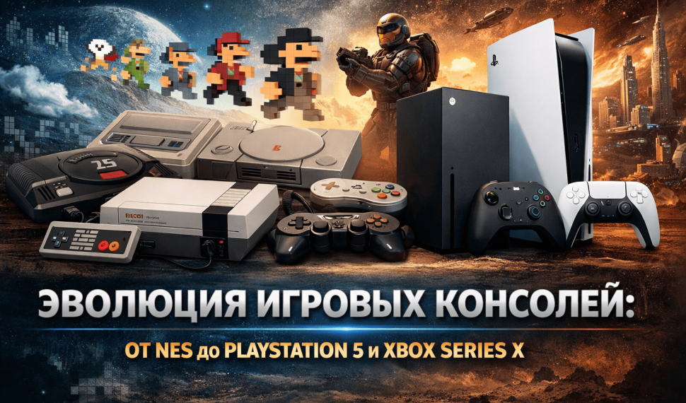 Эволюция игровых приставок