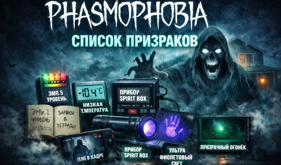 Phasmophobia — список призраков