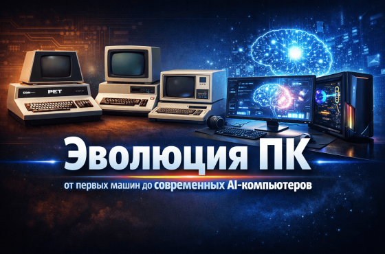 Эволюция ПК: от первых микрокомпьютеров до современных AI-PC
