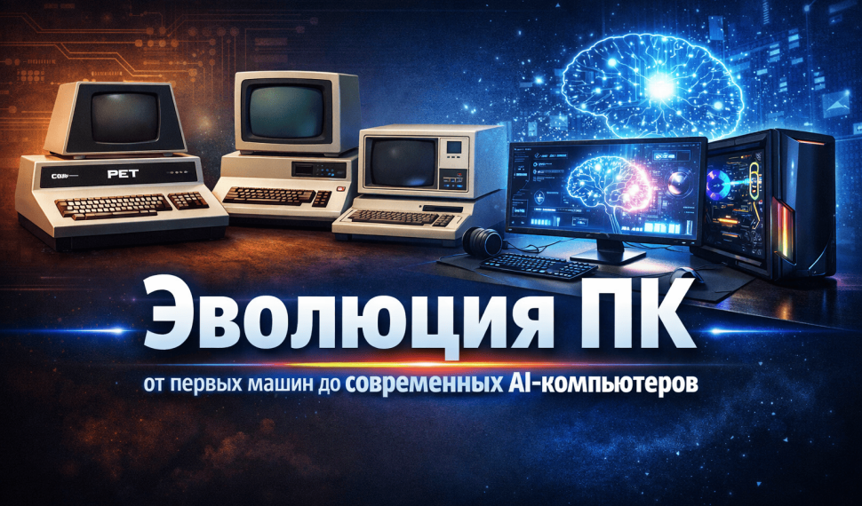 Эволюция ПК: от первых микрокомпьютеров до современных AI-PC