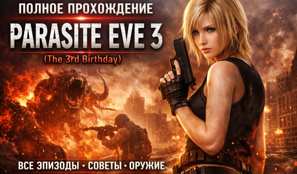 Полное прохождение Parasite Eve 3 (The 3rd Birthday)