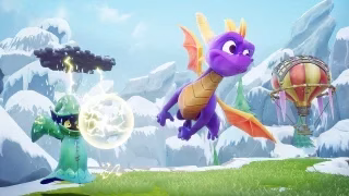 Spyro в снежной локации
